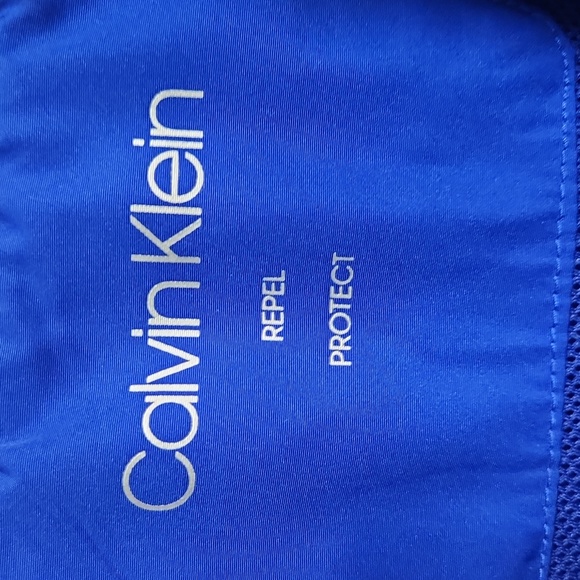 Calvin Klein Jacket.  Blue. Size XL.  Hooded.  UEC - Picture 3 of 6